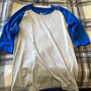 Nike dri fit baseball shirt